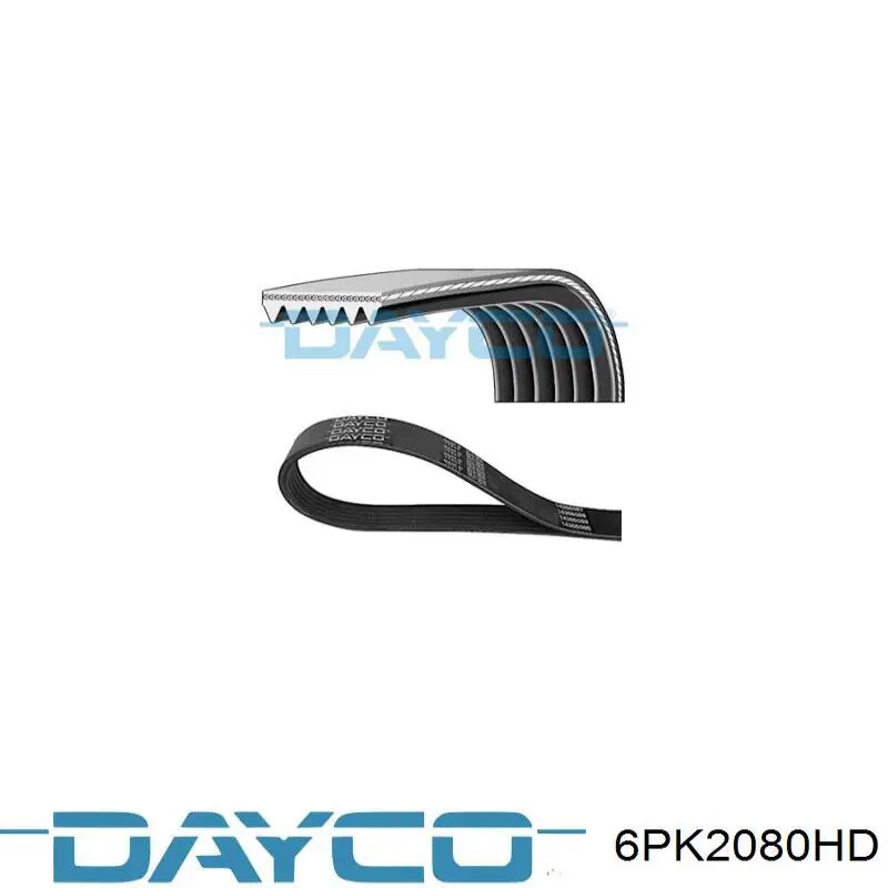 6PK2080HD Dayco ремінь приводний, агрегатів