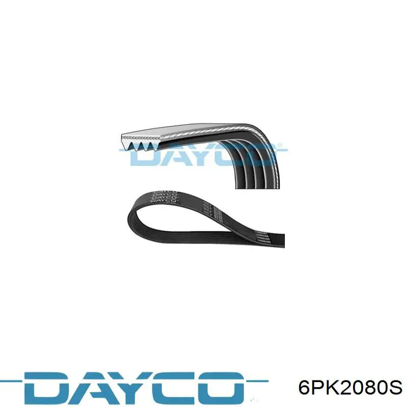 6PK2080S Dayco ремінь приводний, агрегатів