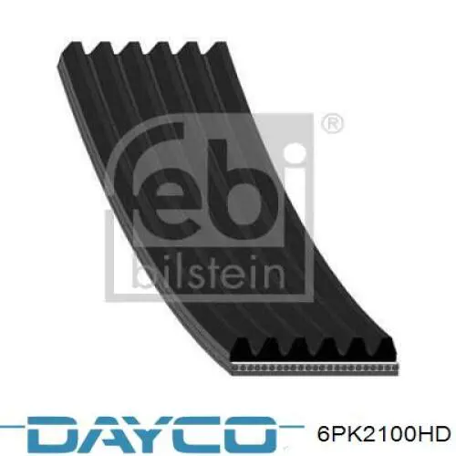 Клиновий ремінь Dayco 6PK2100HD ціна, від 17.09 USD