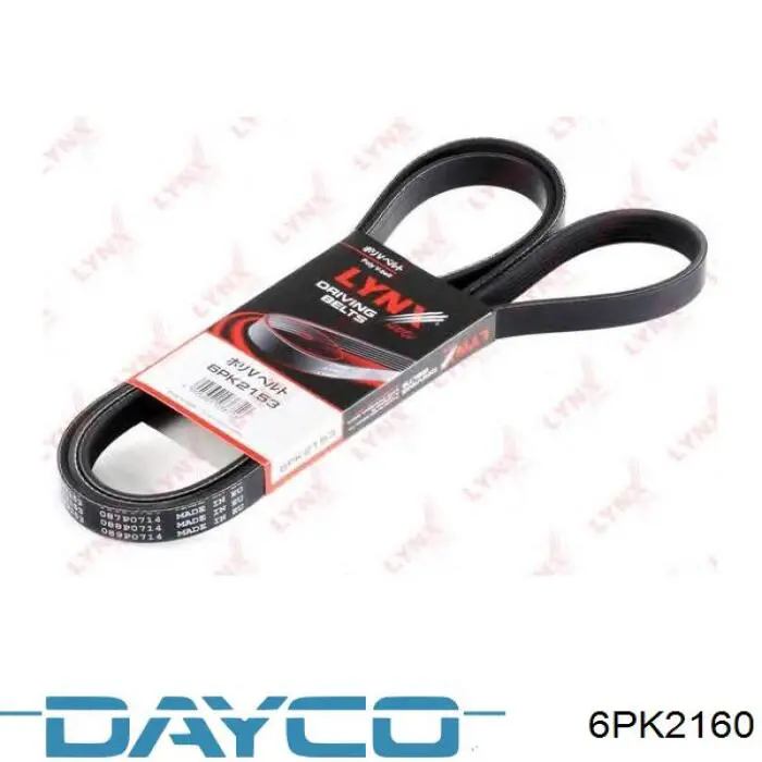 Клиновий ремінь Dayco 6PK2160 ціна, від 12.89 USD