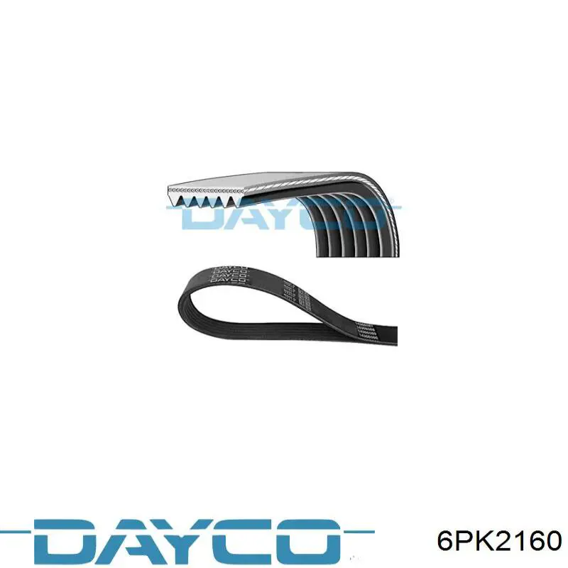 Купити 6PK2160 Dayco Ремінь генератора