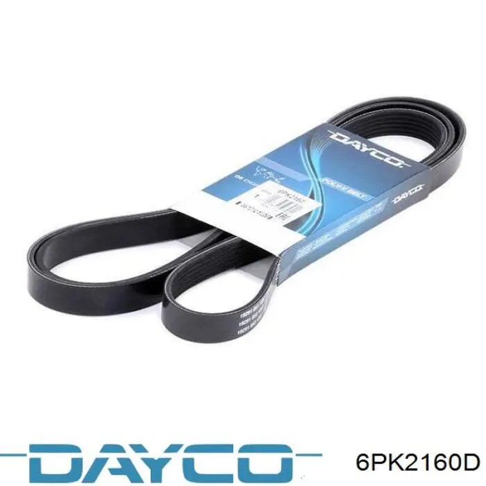 Клиновий ремінь Dayco 6PK2160D ціна, від 21.83 USD