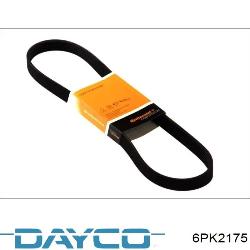 Клиновий ремінь Dayco 6PK2175 ціна, від 16.80 USD