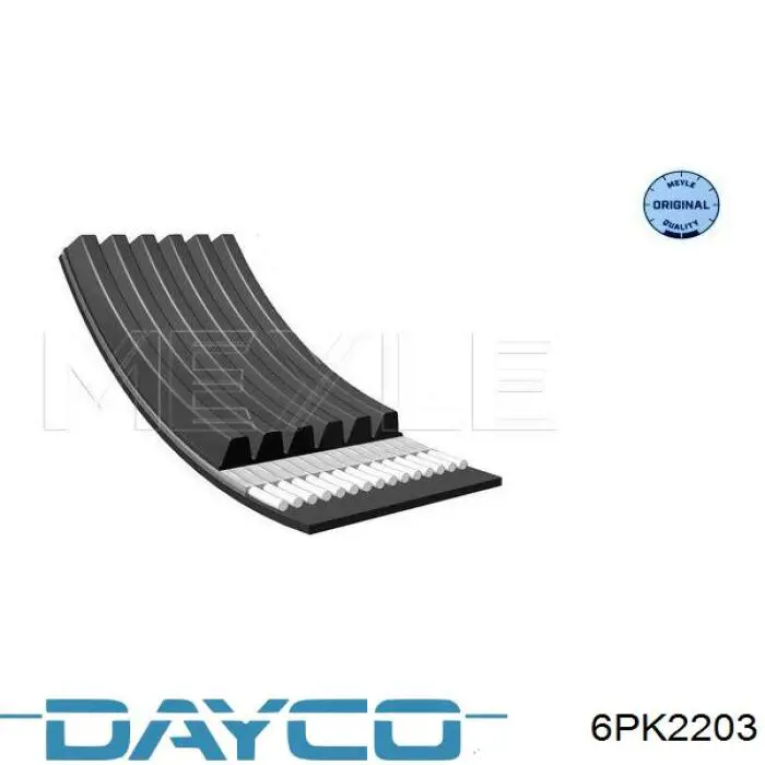 Купити 6PK2203 Dayco Ремінь генератора