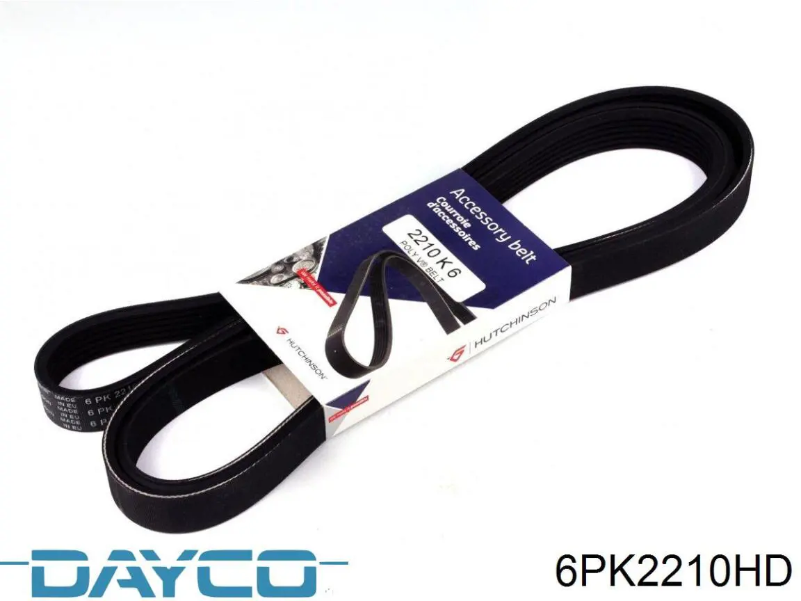 Купити 6PK2210HD Dayco Ремінь генератора