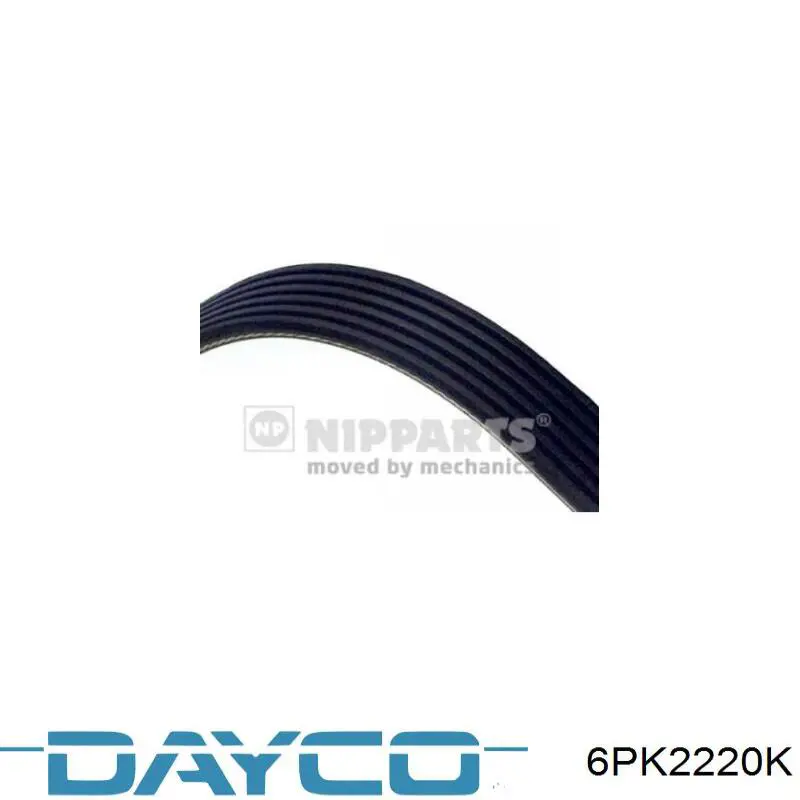 6PK2220K Dayco Поліклиновий ремінь