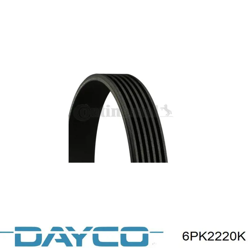 Купити 6PK2220K Dayco Ремінь генератора