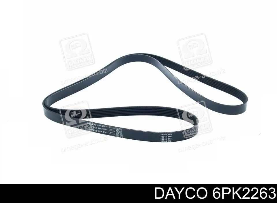 Клиновий ремінь Dayco 6PK2263 ціна, від 15.38 USD