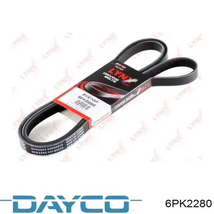 Купити 6PK2280 Dayco Ремінь генератора