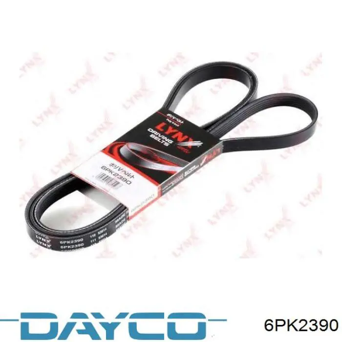 Купити 6PK2390 Dayco Ремінь генератора