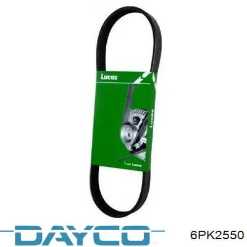 Купити 6PK2550 Dayco Ремінь генератора