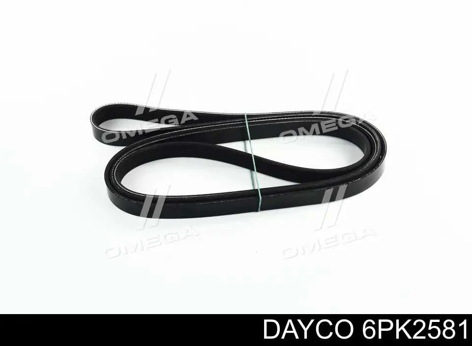 Клиновий ремінь Dayco 6PK2581 ціна, від 22.92 USD