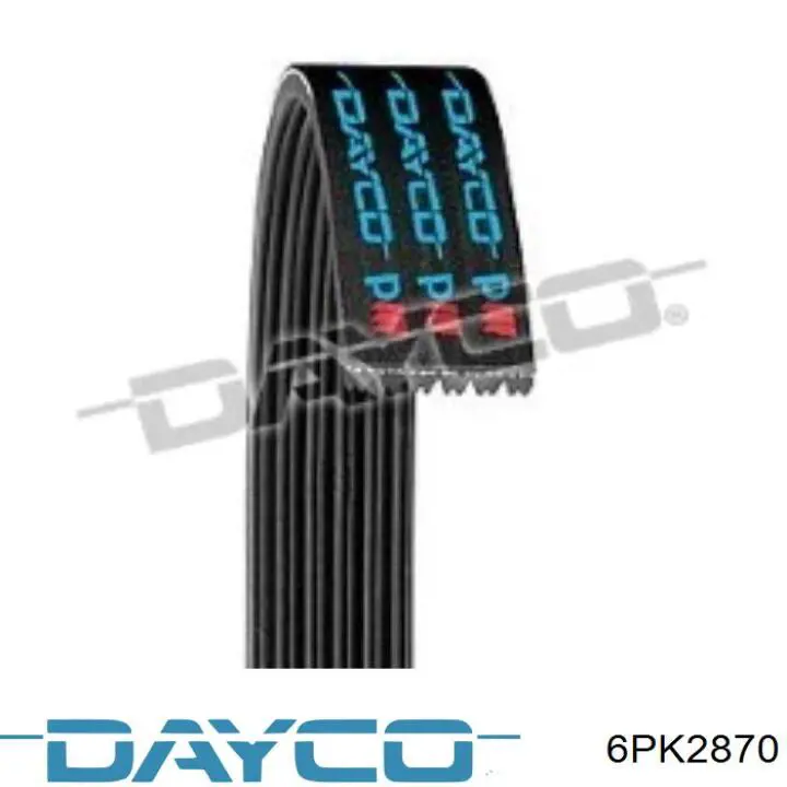 Клиновий ремінь Dayco 6PK2870 ціна, від 21.11 USD