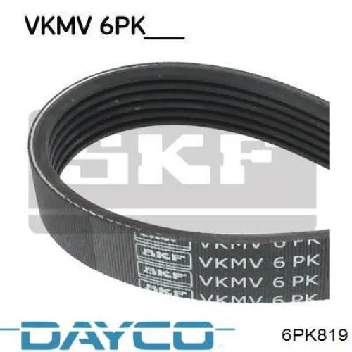Купити 6PK819 Dayco Ремінь генератора