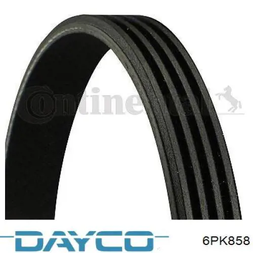 Ремінь генератора 6PK858 Dayco
