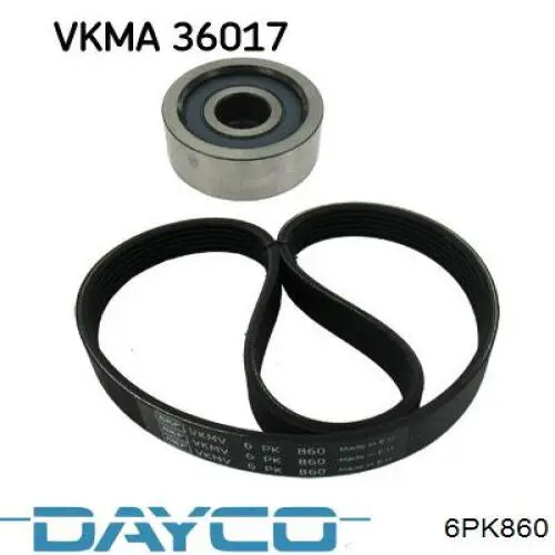 Купити 6PK860 Dayco Ремінь генератора