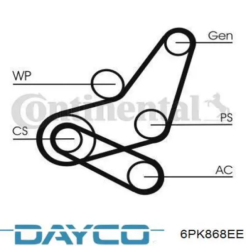 Купити 04L903137E VAG Ремінь генератора