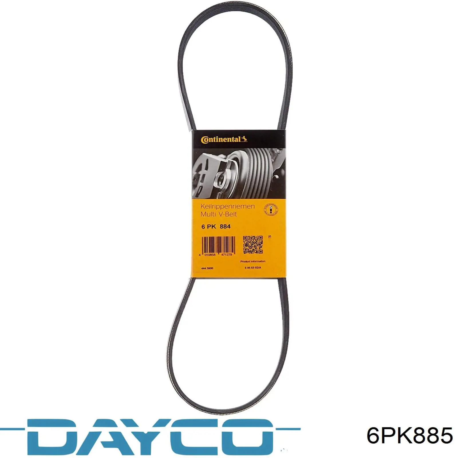 Купити 6PK885 Dayco Ремінь генератора