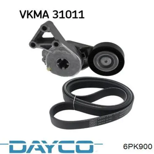 Купити 6PK900 Dayco Ремінь генератора