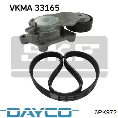 Купити 6PK972 Dayco Ремінь генератора