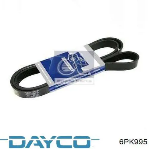 6PK995 Dayco Поліклиновий ремінь