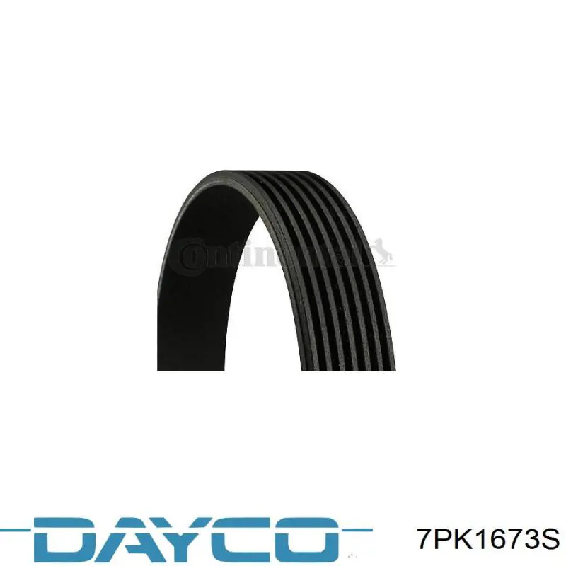 Купити 7PK1673S Dayco Ремінь генератора