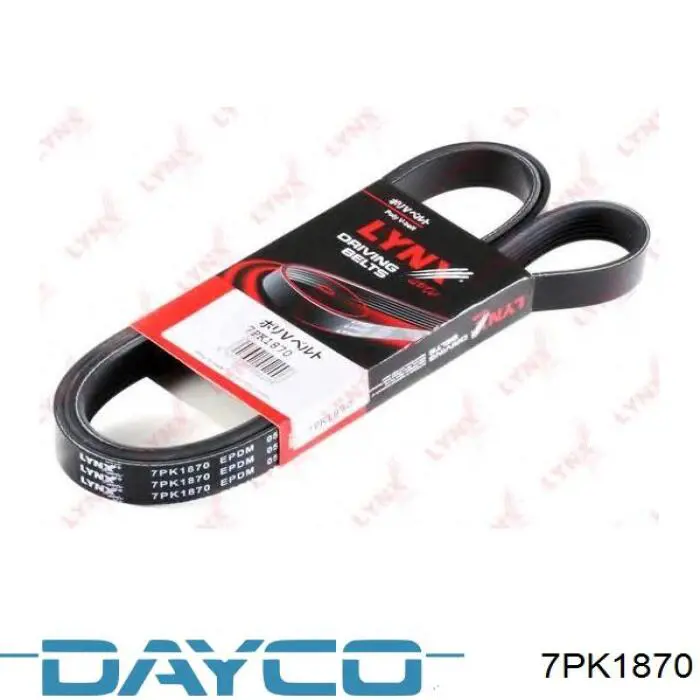 Купити 7PK1870 Dayco Ремінь генератора