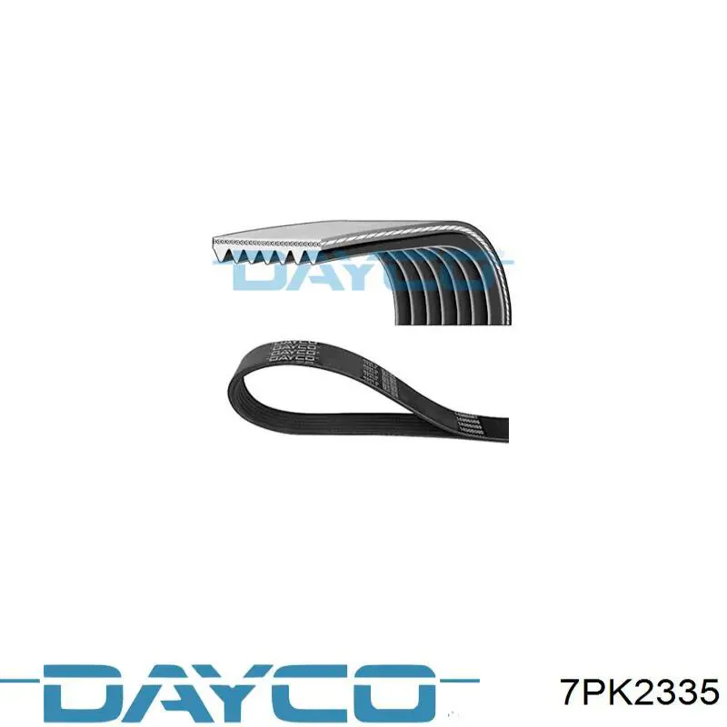 Клиновий ремінь Dayco 7PK2335 ціна, від 18.71 USD