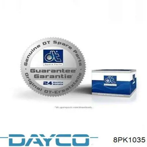 Клиновий ремінь Dayco 8PK1035 ціна, від 13.43 USD