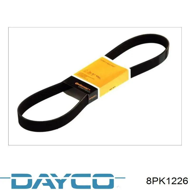 Купити 8PK1226 Dayco Ремінь генератора