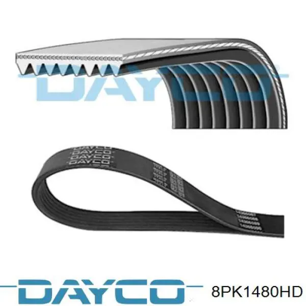 Клиновий ремінь Dayco 8PK1480HD ціна, від 15.75 USD