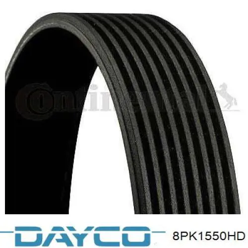 Ремінь приводний, агрегатів 8PK1550HD Dayco