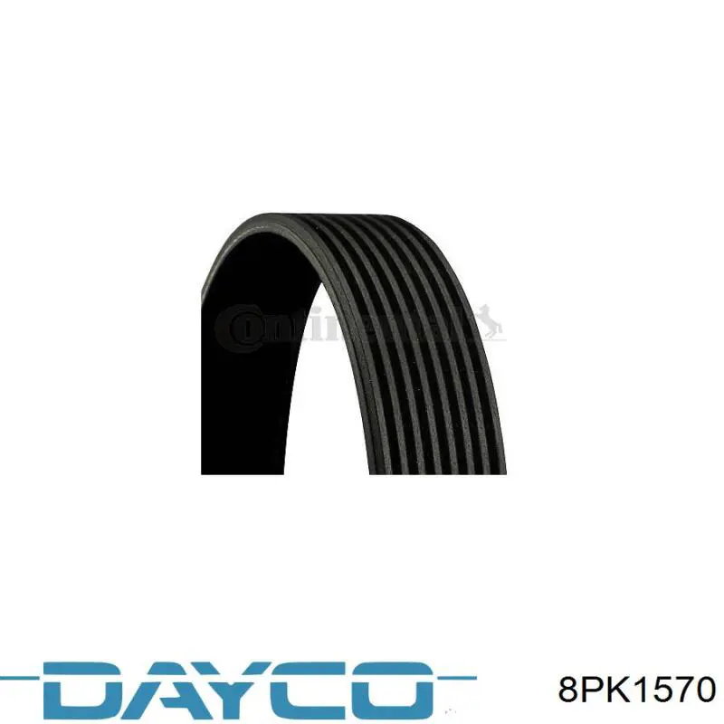 8PK1570 Dayco Поліклиновий ремінь