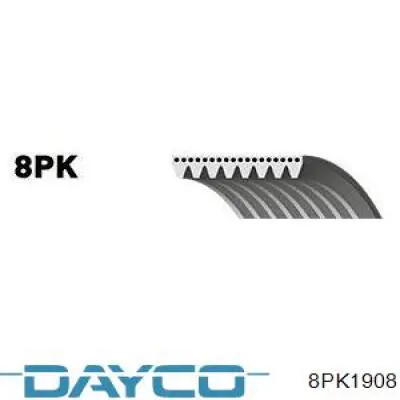8PK1908 Dayco ремінь приводний, агрегатів