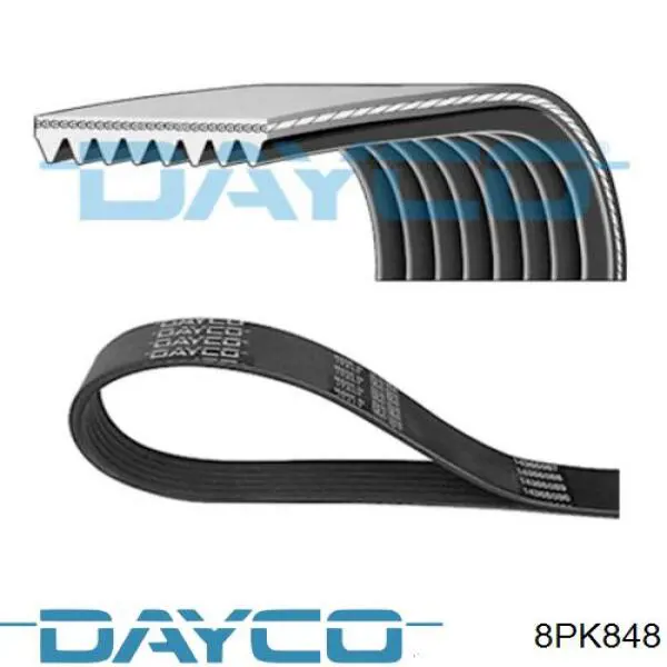 Клиновий ремінь Dayco 8PK848 ціна, від 12.35 USD