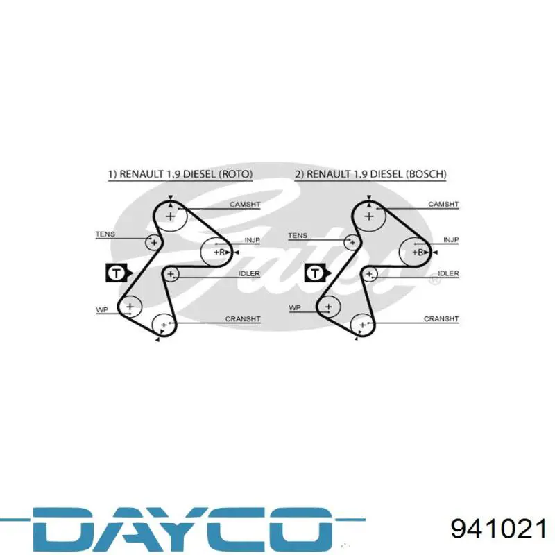 Зубчастий ремінь Dayco 941021 ціна, від 16.03 USD