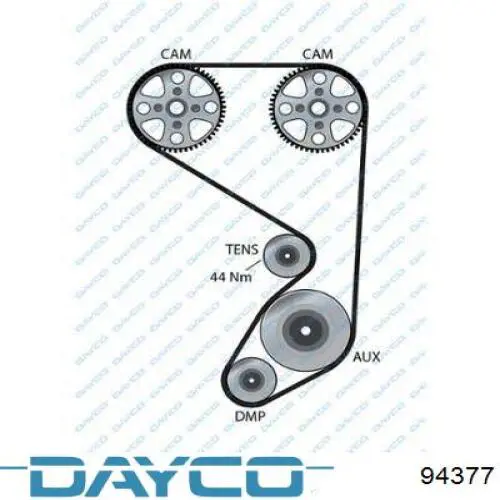 Купити 94377 Dayco Ремінь газорозподільного механізму