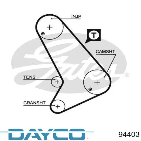 Зубчастий ремінь Dayco 94403 ціна, від 15.22 USD