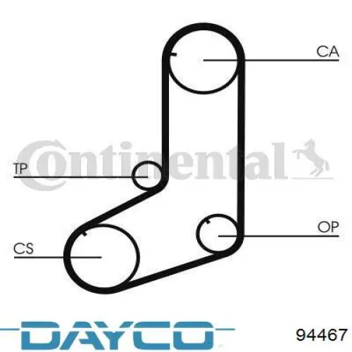 Купити 94467 Dayco Ремінь газорозподільного механізму