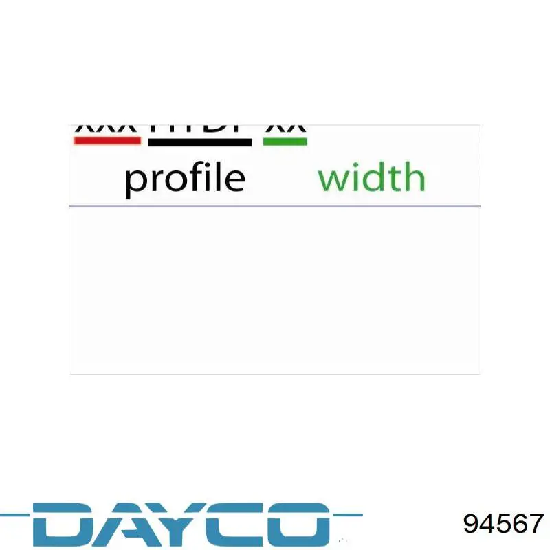 Ремінь ГРМ 94567 Dayco