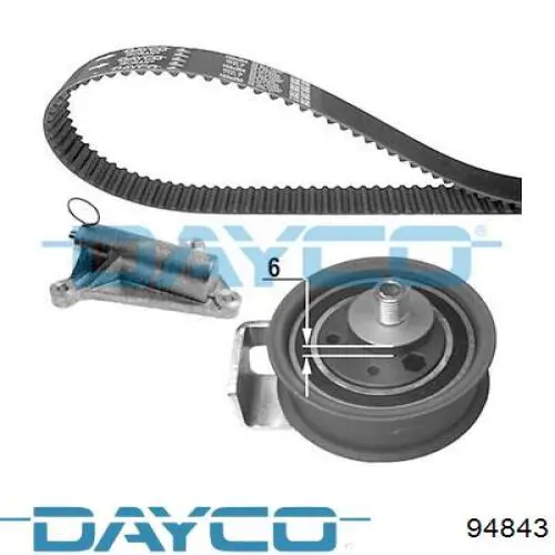 Зубчастий ремінь Dayco 94843 ціна, від 16.37 USD