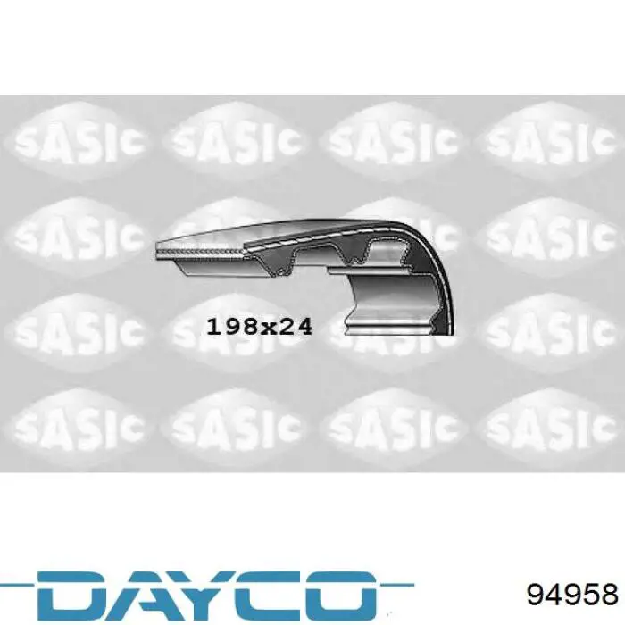 Купити 94958 Dayco Ремінь газорозподільного механізму