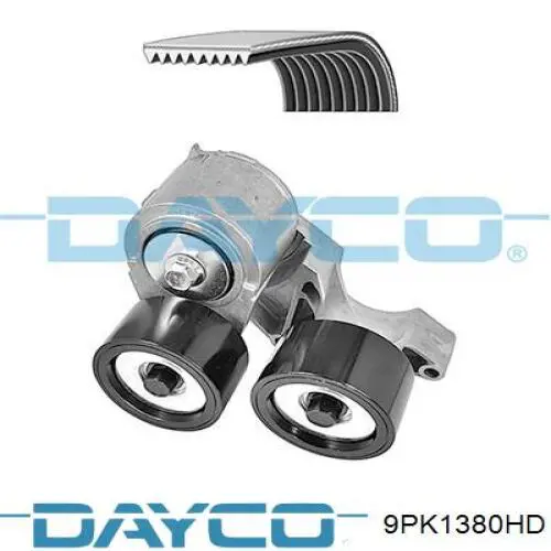 Купити 9PK1380HD Dayco Ремінь генератора