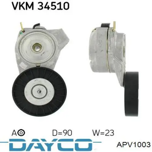 APV1003 Dayco натягувач приводного ременя