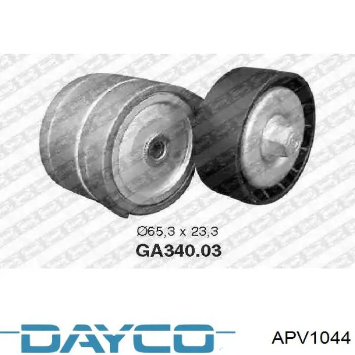 APV1044 Dayco ролик натягувача приводного ременя