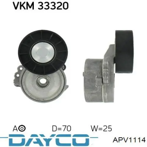 Натягувач приводного ременя APV1114 Dayco