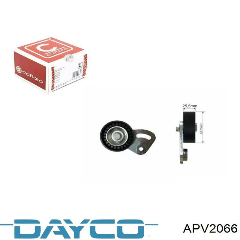 Натяжний ролик Dayco APV2066 ціна, від 14.71 USD