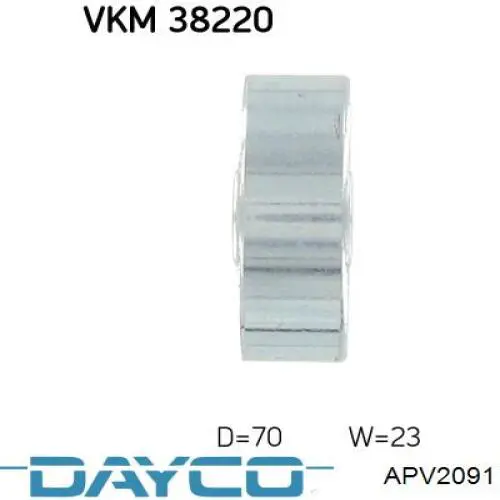 Натяжний ролик Dayco APV2091 ціна, від 21.17 USD