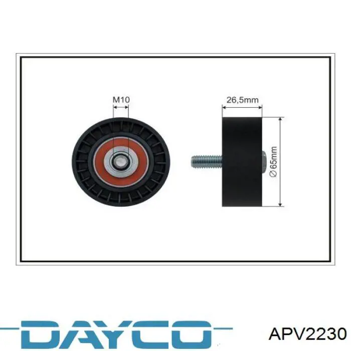 APV2230 Dayco натягувач приводного ременя