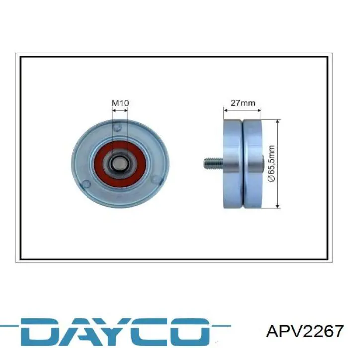 APV2267 Dayco натягувач приводного ременя